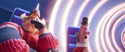 - [villains laughing]
- "Sucking his..." - Minions: The Rise of Gru