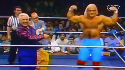 -Vince is looking
for the superhero. - The Nine Lives of Vince McMahon