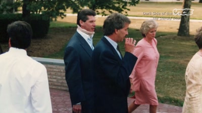 Vince shows up
wearing this neck brace, - The Nine Lives of Vince McMahon