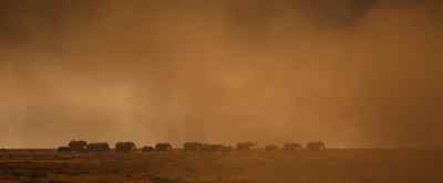 Violent winds whip
the scorched earth - Our Universe