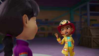 Violet, you noticed the star pattern
in Throttle's tracks, - Firebuds