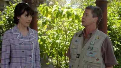 Virgil trying to clip
Sojourner's glorious wings. - Ms Fisher's Modern Murder Mysteries