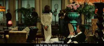 Visconti's directing
as far as he gave me any - The Most Beautiful Boy in the World
