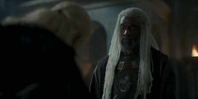 [Viserys I coughing] - House of the Dragon