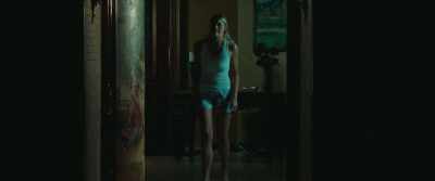 (visitor pounding on door) - Woman in the Maze