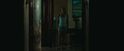 (visitor pounding on door) - Woman in the Maze