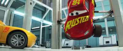 Visualize yourself driving
fast down a steep hill - Cars 3