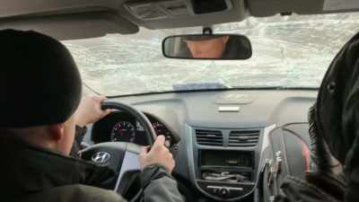 Vladimir's car
was damaged by shelling - 20 Days in Mariupol