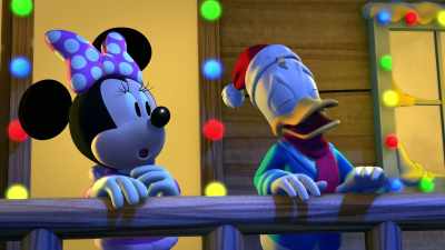 [VOICE ECHOING] Ho-ho-ho! - Mickey and Minnie Wish Upon a Christmas