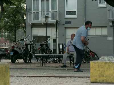 VOICE-OVER: 28 Krugerplein, ground floor. - Occupied City