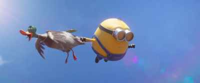 [voice-over continues
in Minionese] - Minions: The Rise of Gru