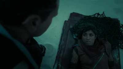 [voice quavering]
You shot my mom. - Vagrant Queen
