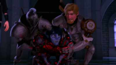 [voice squeaks] Your Highness, ahem,
it's good to see you again. - Wizards: Tales of Arcadia