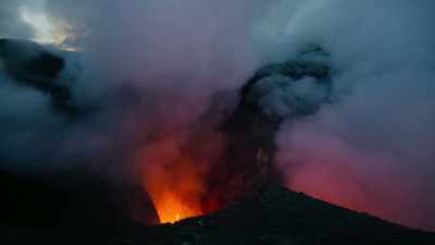 (VOLCANO RUMBLES) - Welcome to Earth