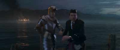 Volta is getting away!
He's heading
for his helicopter! - Johnny English Strikes Again