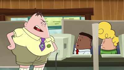 -Volume?
-What in the huckleberry pie is going on? - The Epic Tales of Captain Underpants
