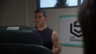Voss walked 38 feet, climbed two stairs. - NCIS