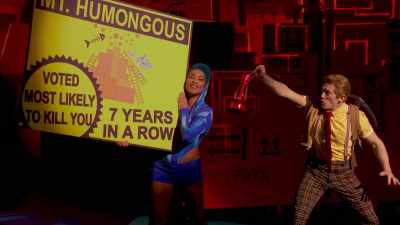 "Voted Most Likely to Kill You,
Seven Years in a Row." - The SpongeBob Musical: Live on Stage!