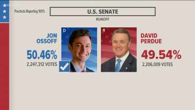 Voters also sending
our first Jewish senator to Washington, - Power of the Dream