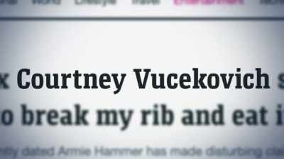 Vucekovich has come forward
with claims against her ex. - House of Hammer