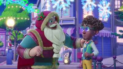 - W-What?
- Ah, Mr. Ernesto. Welcome back. - The Action Pack Saves Christmas