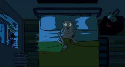 [Wagon rattles] - Robot Dreams