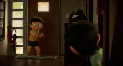 Wah, senangnya.
Perasaan ini dan itu... - Stand by Me Doraemon 2