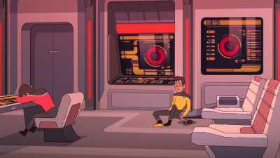 Wait a minute... clocks, - Star Trek: Lower Decks