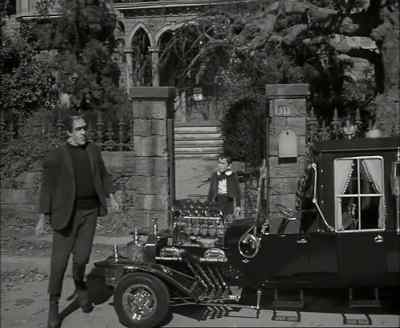 Wait a minute!
I forgot to say
good-bye to Spot. - The Munsters