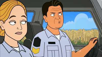 Wait a minute.
I know who took my wax! - Corner Gas Animated