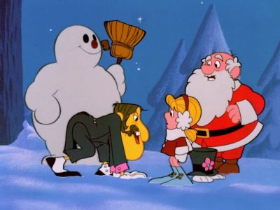 Wait a minute I want that hat and I want it now - Frosty the Snowman