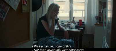 - Wait a minute, none of this...
- Not even giving me your entry code! - The Most Beautiful Boy in the World