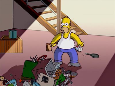 Wait a minute What is it my dad always said to me - The Simpsons