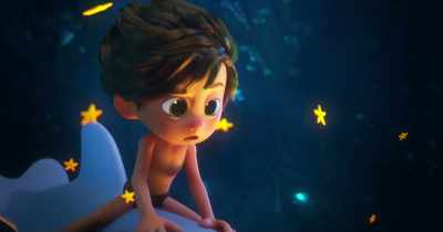 - Wait a minute, you
don't have any scales. - Dolphin Boy