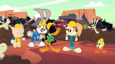 - -Wait a
second. I got an idea. - Bugs Bunny Builders