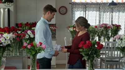 Wait, are those origami flowers? - Beauty and the Billionaire