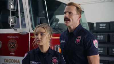 Wait, Chief.
H-Hey, fellas! - Tacoma FD