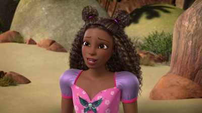 Wait, does this mean you can
help us get off the island? - Barbie: A Touch of Magic