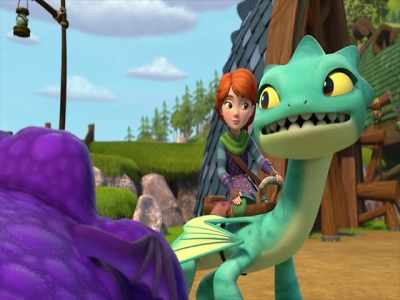 Wait, you guys think
you can beat us in a race - Dragons: Rescue Riders