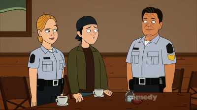 Wait, we have to question him, - Corner Gas Animated