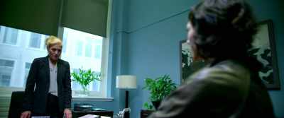 Wait here. I'll get us a secure room. - Utopia