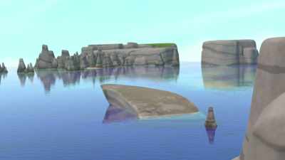 Wait... I can jump off
that boulder - Top Wing