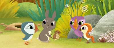 Wait! I have a better idea. - Puffin Rock and the New Friends