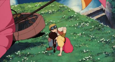 Wait I tied it really tight - Castle in the Sky