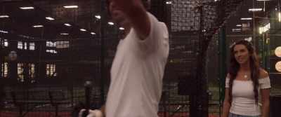 - Wait, I told you no hitting. - Romance in the Outfield: Double Play