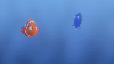 Wait. I've seen this floating speck before. - Finding Nemo