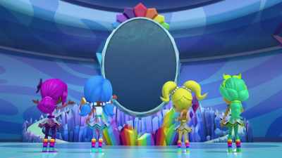 Wait! Look! The orca's let go! - Rainbow Rangers