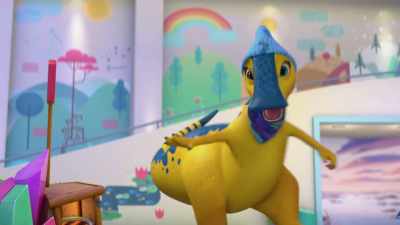 Wait! My tail's
cha-cha-cha-ing the wrong way! - Ridley Jones