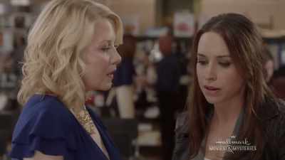 Wait, she's coming back.
I need you to distract her. - Crossword Mysteries: Proposing Murder