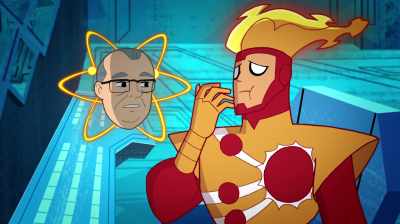 - Wait, shh! Do you hear that?
-(RUMBLING) - Justice League Action